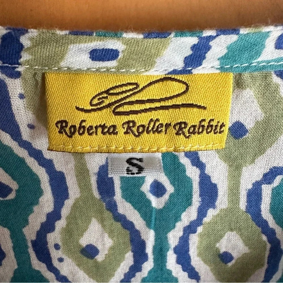 Roberta Roller Rabbit Swim Coverup Tunic Top - Picture 5 of 7